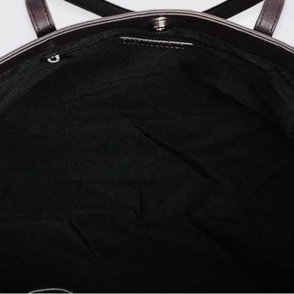 Lulu Dharma Black Vegan Leather Tote NWOT. Excellent Condition.đź–¤ - Picture 6 of 6